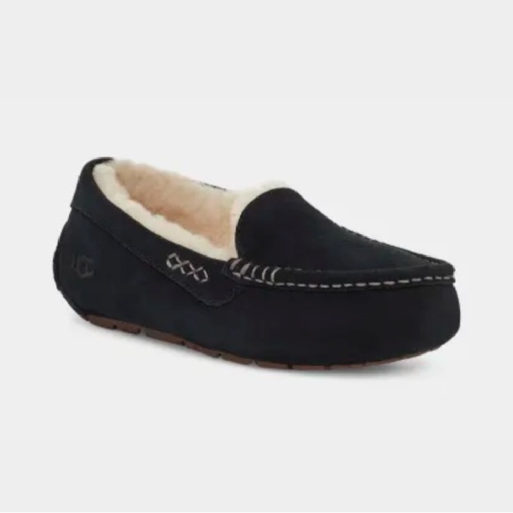NIB-UGG Ansley Slippers, Size 7, Women’s, Black